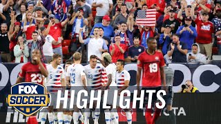 Aaron Long heads in cross from Pulisic to give USMNT 1-0 lead | 2019 CONCACAF Gold Cup Highlights