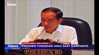 Presiden Jokowi Intruksikan Menteri Terapkan Kartu Pra Kerja - iNews Sore 12/11