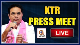 LIVE | BRS Working President KTR | Sircilla Constituency Meeting  | Qnews