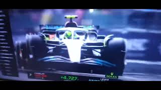 Lewis Hamilton overtakes Lando Norris Silverstone 2022