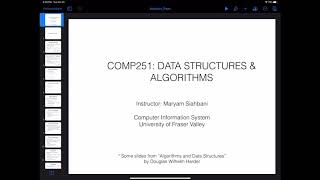 COMP251 - Data Structures and Algorithms- Abstract Trees