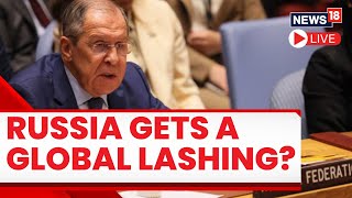 Russia At UN Security Council | Russia Foreign Minister Sergey Lavrov At UNSC Meet | Russia Ukraine