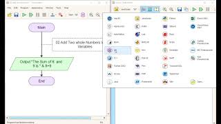 Add two numbers | Flowgorithm | Multi Programming Languages | Flowchart