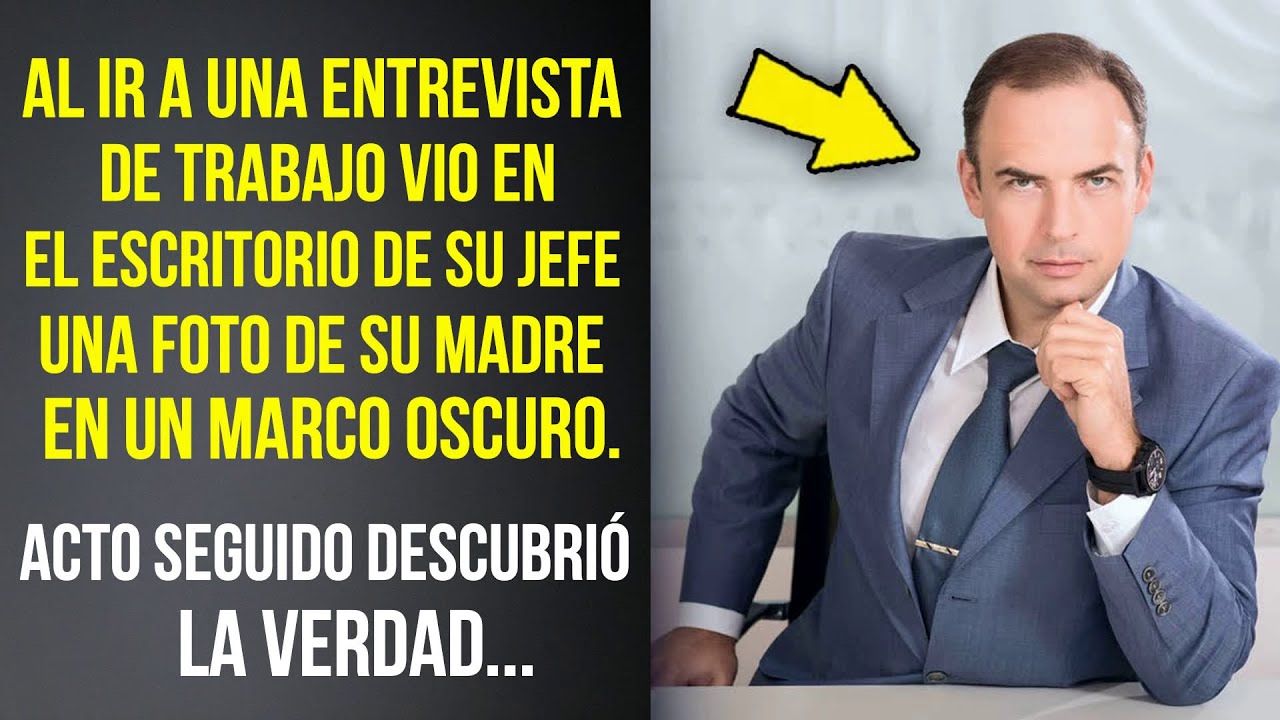 Al Ir A Una Entrevista De Trabajo Vio En El Escritorio Del Jefe Una ...