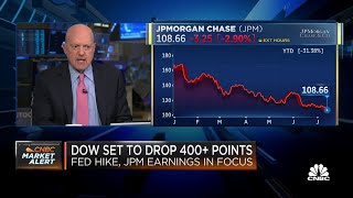 Jim Cramer and the ‘Squawk on the Street’ team weigh in on JPMorgan and Morgan Stanley earnings miss
