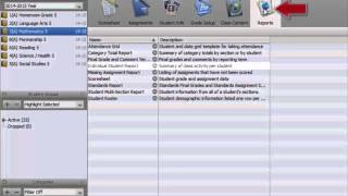 Printing Progress Reports for Individual Students