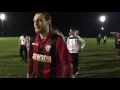 half time crowd and end of the match celebrations