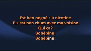 Plume Latraverse - Bobépine - Lyrics