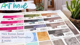 Art Haul | New Roman Szmal Watercolours, Mission Gold Tourmaline \u0026 more!