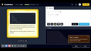 🔥 Python For Loop Tutorial | Print Star Pyramid Pattern in 24 Rows
