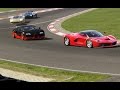 Battle Bugatti Veyron Super Sport vs Ferrari LaFerrari Racing at Nurburgring-Nordschleife