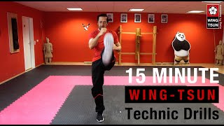 15 Min. Wing-Tsun Technic-Drills | Home Workout