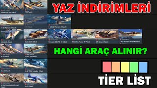 İndirimdeki Hangi Premium Alınır? Araçları Sıralıyoruz. Tier List. // War Thunder.