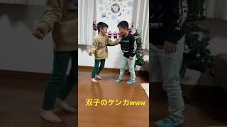 5歳児ふたごのケンカwww