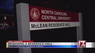 NCCU releases survey to possibly change name of residence hall