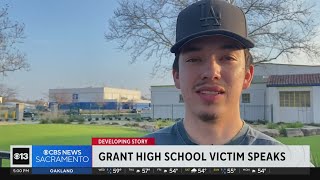 Victim speaks after shooting at Grant High School in Sacramento
