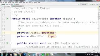 JLabel JFeild Basics