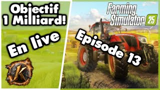 FS25 Objectif le milliard! Ep 13! Ce soir vous choisissez! Feat baba et Nono #farming