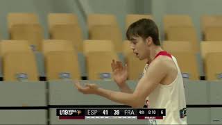 Victor Wembanyama vs SPAIN U19 22 PTS 6 BLKS          7.04.21