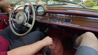 1962 Mercedes 220SE Driving Video