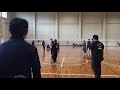 family badminton 第3回沼津協会大会　決勝戦 just a way vs ｽﾏｲﾙ