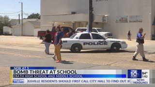 Bomb threat at Erath High School