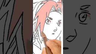 Sakura |Naruto Squad 7#Speedpainting #shorts