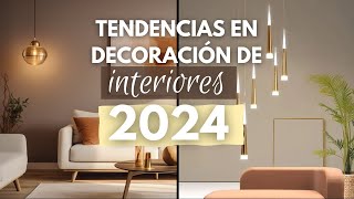 TENDENCIAS  DISEÑO Y DECORACION DE INTERIORES 2024 ✅ ✨ Home decor