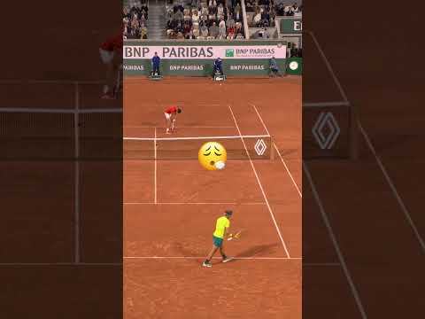 The GOATs battling it out!  Nadal plays insane shot against Djokovic at Roland Garros