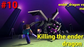 killing ender_dragon minecraft part 10