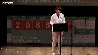 RADKOMM 5: Grußwort der Kölner Oberbürgermeisterin Henriette Reker