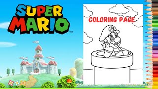 Super Mario Coloring Page Tutorial: Bring Mario to Life with Easy Coloring Techniques!