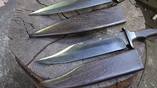 Making fighter knife scabbards part 1.