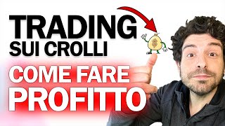 Fare TRADING sui CROLLI dei MERCATI. Short Selling dal vivo Ep. 2