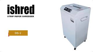 Paper shredder heavy duty kapasitas 38 lembar 80 liter ishred DS-200S