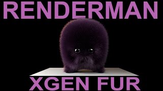 Renderman 21 Maya xGen Fur Tutorial