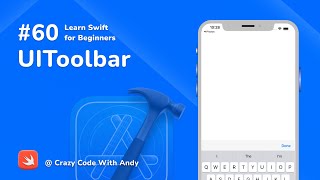 60. UIToolbar in Swift - Learn Swift For Beginners