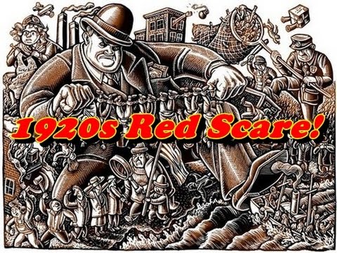 What caused the Red Scare of the 1920s?