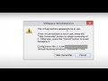 Solved. How to Fix VMWare 'Taking ownership of this virtual machine failed' Error