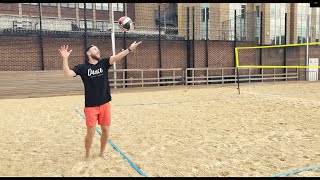 How to set up the beach volleyball court