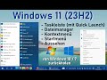 Windows 11 23H2 - Taskleiste (mit Quick Launch), Startmenü, Dateimanager & Kontextmenü zurückholen