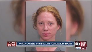 Woman charged with stalking Soundgarden singer