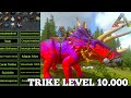 Ark mobile ||Taming Triceratops Level 10,000