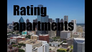 Rating apartments in Dallas TX