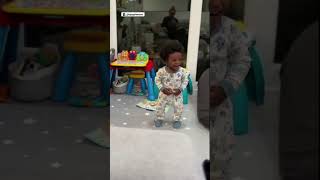 Little boy discovers he can walk and has priceless reaction ❤️❤️