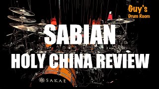 SABIAN HOLY CHINA REVIEW