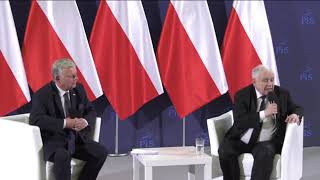 Jarosław Kaczyński w Radomiu - niespodziewane pytanie z sali