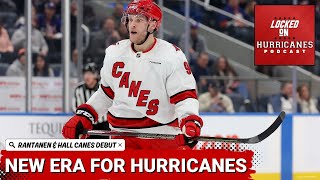 Rantanen \u0026 Hall Made Hurricanes Debut on Saturday | Carolina Hurricanes Podcast