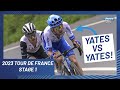 Yates vs Yates! A battle for the ages! | 2023 TOUR DE FRANCE - STAGE 1