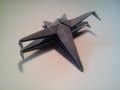 Como hacer una nave de star wars de origami sencilla (X-WING)